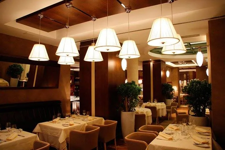 Dining room at Mythologia restaurant, Belgrade