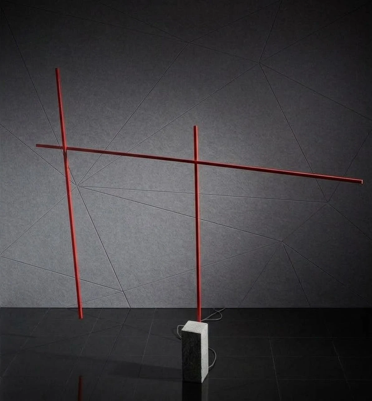Flamingo floor lamp by Nemo, red, at Lightology Lab